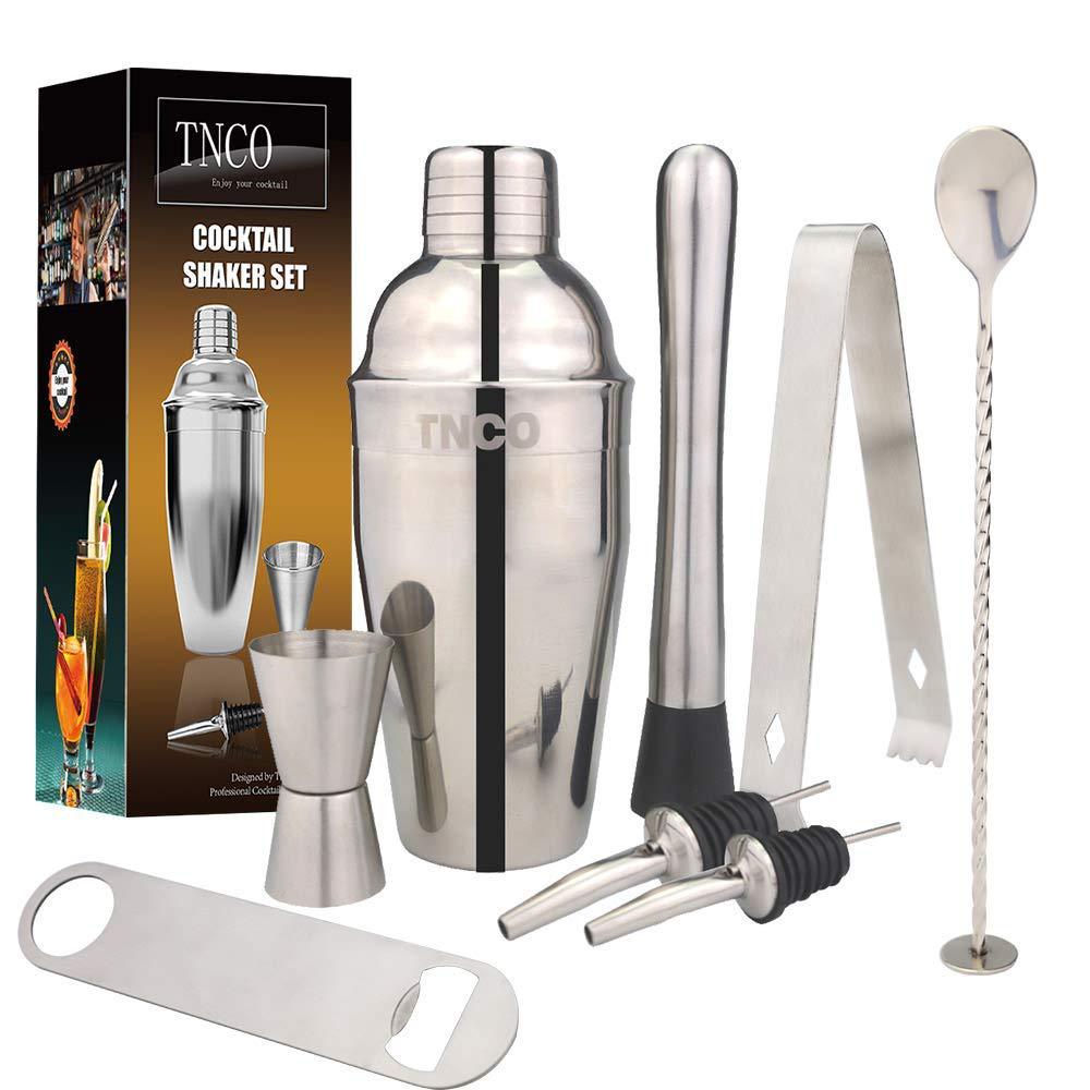 metal mixing cocktail strainer tools kit plastic stainless steel mini boston copper bar cocktail shaker bar set.jpg