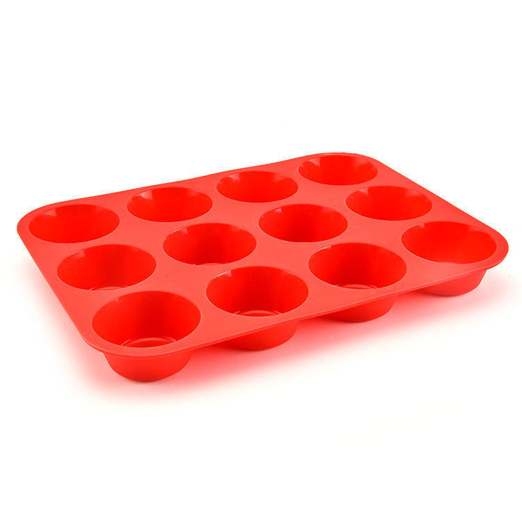 12 Mini Cup Sizes Muffin & Cupcake Baking Pan Set Bakeware Trays Microwave Silicone Cake Mold.jpg