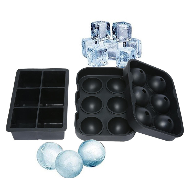 Silicone Ice Cube Tray Ice Ball Maker BPA Free Food Grade Silicone Ice Cube Tray .jpg