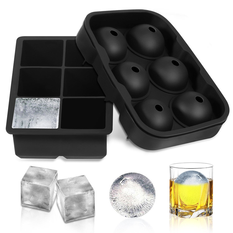 Silicone Ice Cube Tray Ice Ball Maker BPA Free Food Grade Silicone Ice Cube Tray .jpg