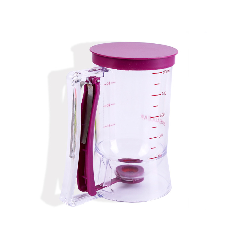 High quality household baking Manual plastic Pancake Cupcake batter dispenser.jpg
