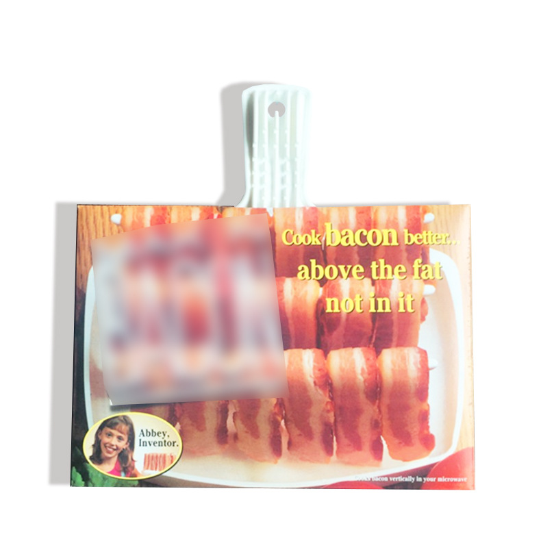 Microwave Bacon Rack Hanger Cooker Tray Cook Bar Crisp Breakfast Meal Home Dorm Use Tools Bacon Cooker.jpg