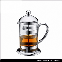 travel french press cold brew iced coffee and tea maker stainless steel coffee plunger