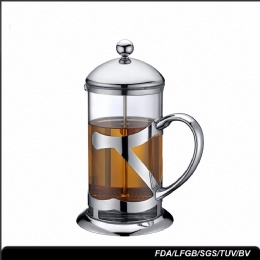 french press plunger Stainless Steel Coffee Maker Rose Gold Glass Travel Portable French Press