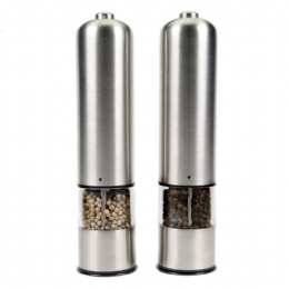 Premium Electric Salt And Pepper Grinder Set Stainless Steel Salt Pepper Grinder