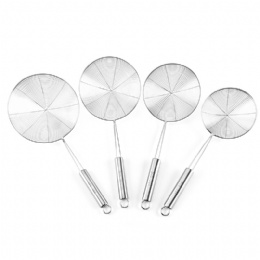 kitchen gadget hot sale kitchen tool 4 piece mini stainless steel colander set