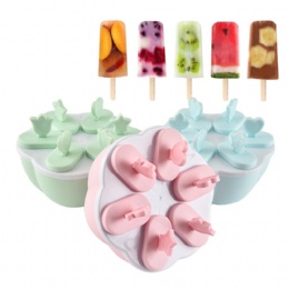 kitchen gadget Custom Shape Silicone Popsicle Mold Silicone Ice Cream Mold