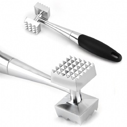 Aluminum Alloy Meat Pounder Beef Hammer Kitchen Utensils Stainless Steel Steak Tenderizer Hammer