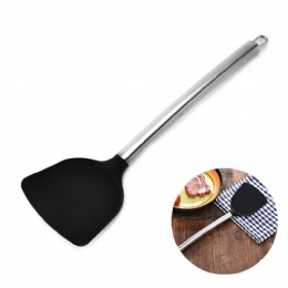 Stainless Steel Handle Silicone Spatula Kitchen Cooking shovel
