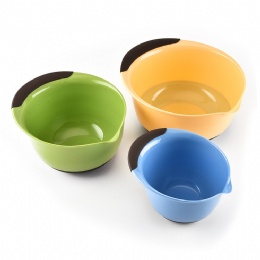 Kitchen Mixing Bowl 3 Piece Set of Salad Bowl Flour Mixing bowl