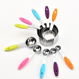 10pcs stainless steel Measuring Cups and spoon set
