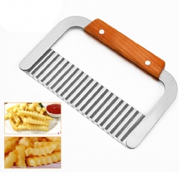 Crinkled Sweet Potato Cutter Stainless Steel Best Potato Chip Slicer tornado potato spiral cutter