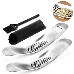 high quality stainless steel garlic press easy clean garlic press