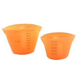 Silicone measuring cup set