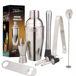 metal mixing cocktail strainer tools kit plastic stainless steel mini boston copper bar cocktail shaker bar set