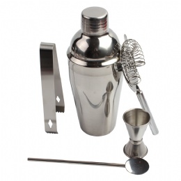 Factory direct 550ml stainless steel bar tools boston cocktail shaker set,Bartender Cocktail Shaker With Jigger And Filter