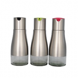 Kitchen Gadgets Stainless Steel Vinegar Sauce Oil Storage Dispensers Bottle/ Kitchen Vinegar Bottle Olive Oil Dispenser