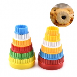Colorful Bake Plastic Biscuits Cake Mold