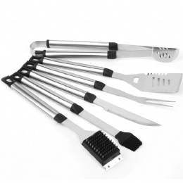 BBQ Tools Set 6 Pack Stainless Steel Barbecue Grilling Accessories