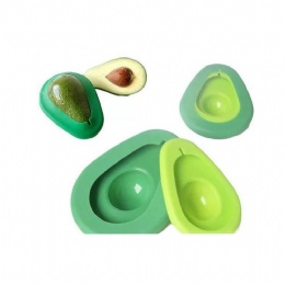 Reusable Silicone Avocado Savers, 2PCS Silicone Avocado Fresh Keeper Fruit Storage Container