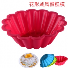 flower shape silicone cake molds for baking