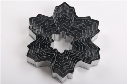 Snow flake Cookie Cutter Stainless Steel Baking Mold DIY Cookie Mould Fondant