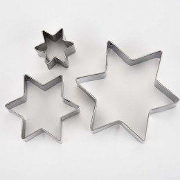 Star Shaped Stainless Steel Cookie Cutter sets Biscuit mold