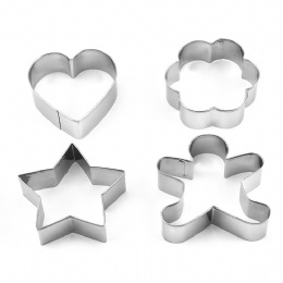wholesale stainless steel heart shape love snacks cookie cutter