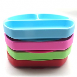 baby suction bowls best Divided silicone baby plates and bowls for toddler