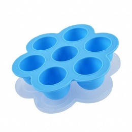 best baby food freezer trays Flower Shape Multiportions Silicone Freezer storage with Clip