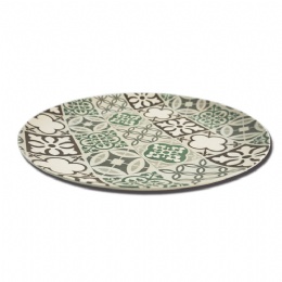 Tableware Dishes Sets Biological Eco-friendly Bamboo Fiber Round Dinner Plate Dinnerware Set