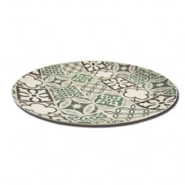 Tableware Dishes Sets Biological Eco-friendly Bamboo Fiber Round Dinner Plate Dinnerware Set