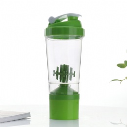 drinking water bottle 450ml Plastic Custom Logo Fitness Blank Shaker Water Bottle