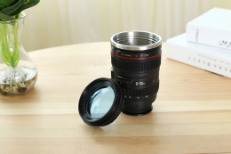 best coffee tumbler 400ml hand camera lens shaped coffee mug