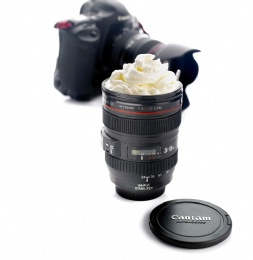 camera coffee mug 480ML 24-105mm Wholesale Thermos Lens Camera Mug Lens Cup