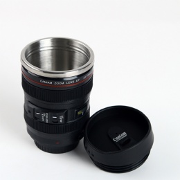 smart water bottle Simulated Camera Lens Shaped Coffee Cup