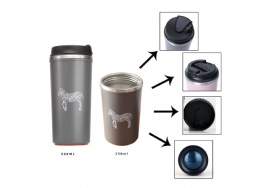 coffee tumbler 500ml double wall stainless steel insulated water bottle