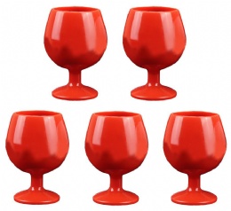 Silicone Wine Beer Glass Standing Goblet Reusable Flexible Use Unbreakable Silicone Cup