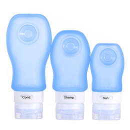 squeeze bottle portable Silicone bottle travel cosmetic separate packaging bottle set