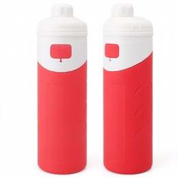 cold water bottle Personalized 500ml Silicone Travel Thermos mug Wholesale