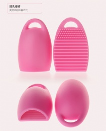 Promo custom egg shape silicone makeup brush cleaner as seen on tv