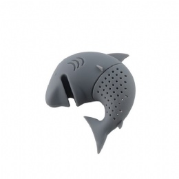 shark shape unique tea infusers reusable plastic tea strainer set