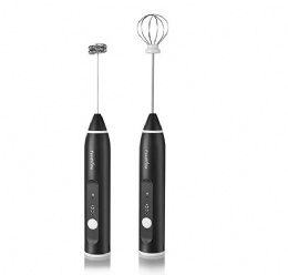 electric milk frother Stainless Steel USB Rechargeable Milk Frother With Rack