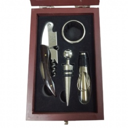 4 pcs red wine bottle opener gift set