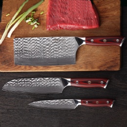 67 layers damascus steel mamascus knife set