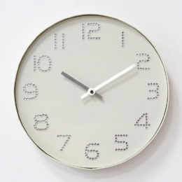 digital clock Large Luxury Metal Crystal Peacock Goods Wall Decoration Wall Clock