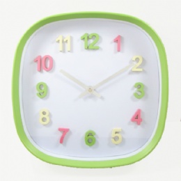 digital clock Nice Plastic Wall Clock For Kids Learning Time Wall Clock