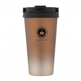 500ml double wall coffee travel mug stainless steel tumbler insulated coffee stainless steel mug with lid