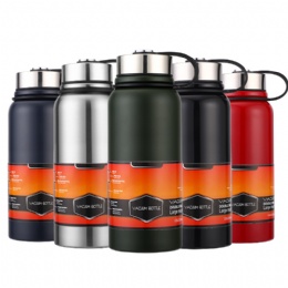 Insulated vacuum water bottle stainless steel water bottle cycling insulated water bottle bike