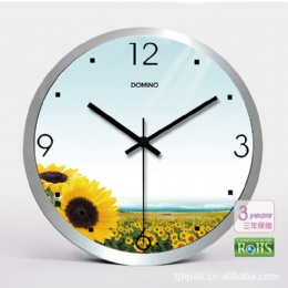 digital clock school clock rose gold case aluminum clock dial metal wall clock for kids